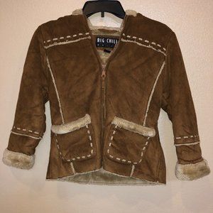 Big Chill Girls Faux Fur Coat Size 5/6
